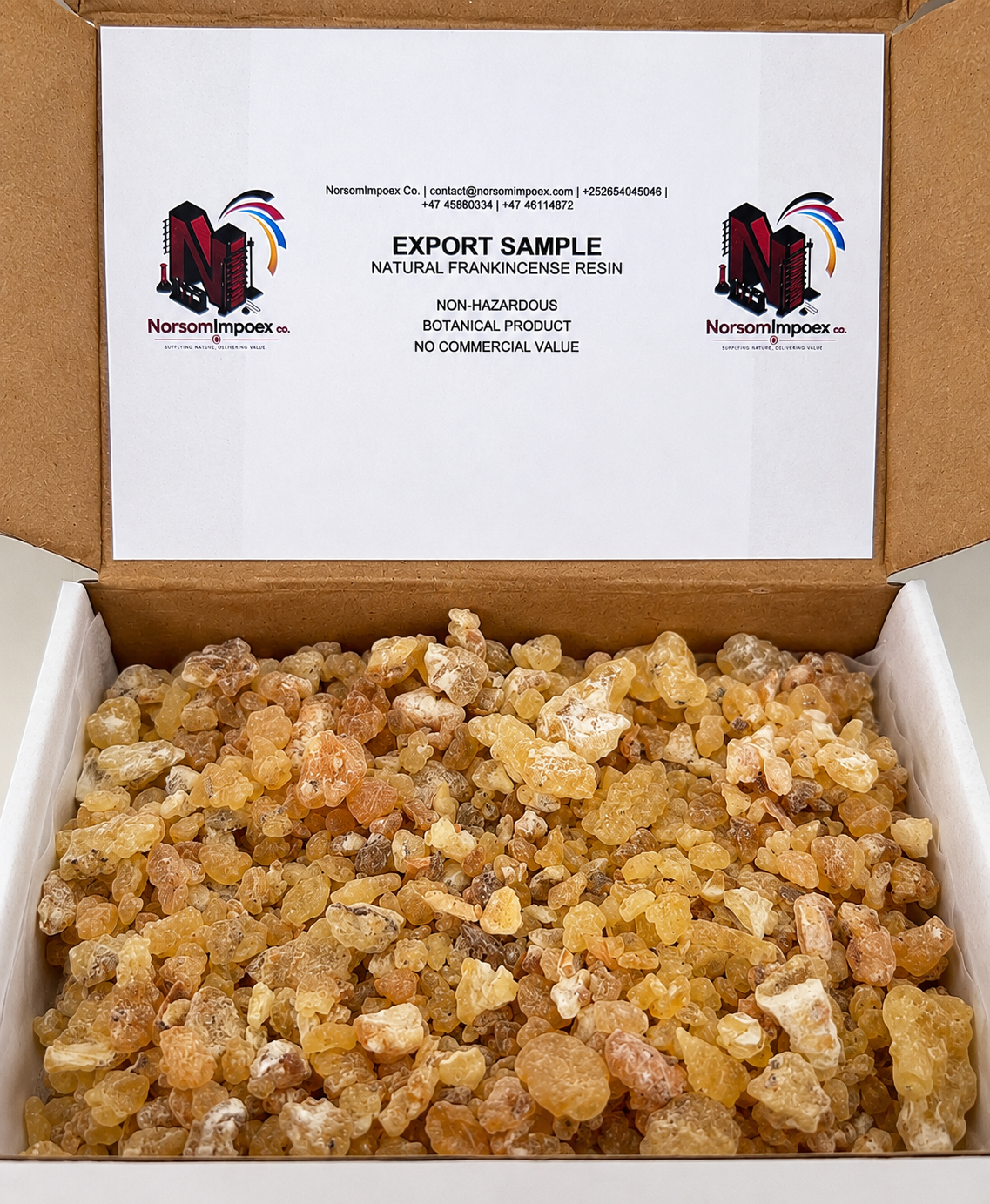High grade frankincense resin
